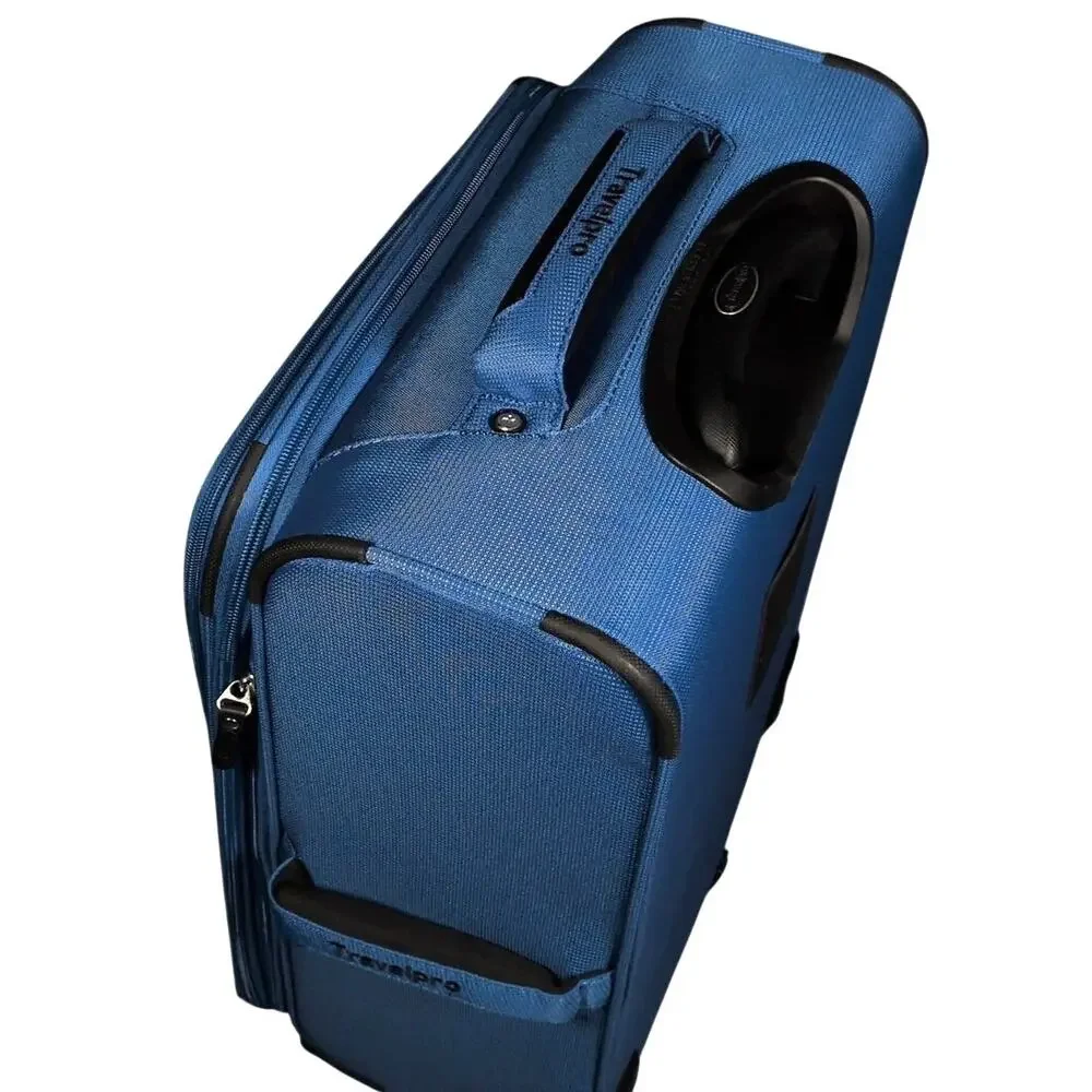 Travelpro Maxlite 5 Carry-On 2-Wheel Rollaboard Blue Soft Expandable Suitcase